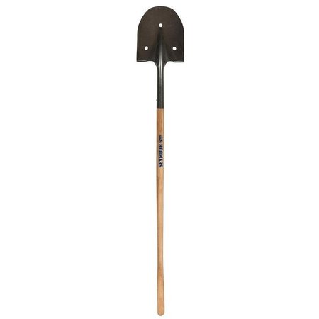 SEYMOUR MIDWEST S400 Series Rice Shovel, 59 in L x 9 in W x 5 in H, Hardwood/Steel 49085